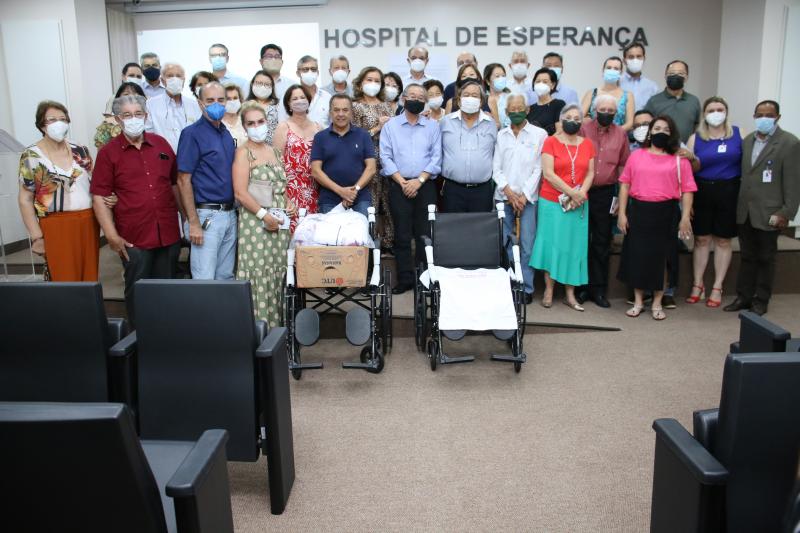 Integrantes do RCPP Sul e do hospital celebram ação solidária