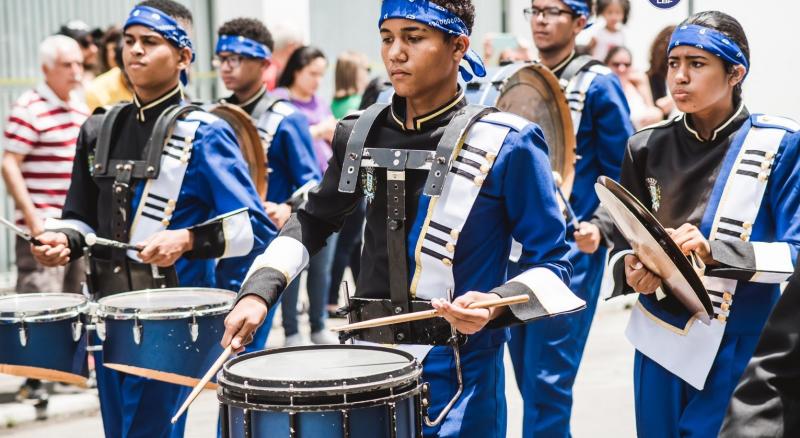 Banda Marcial de Rancharia foi vice-campeã no Campeonato Brasileiro 2022 em Lorena (SP)