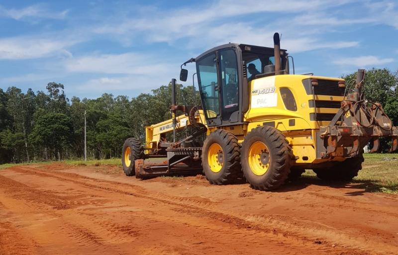 Prefeitura de Emilianópolis começa obras de melhorias na entrada da cidade