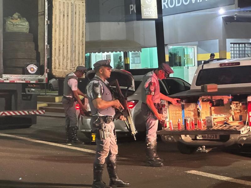 Produtos de origem estrangeira foram apreendidos pela Polícia e Receita Federal de Prudente