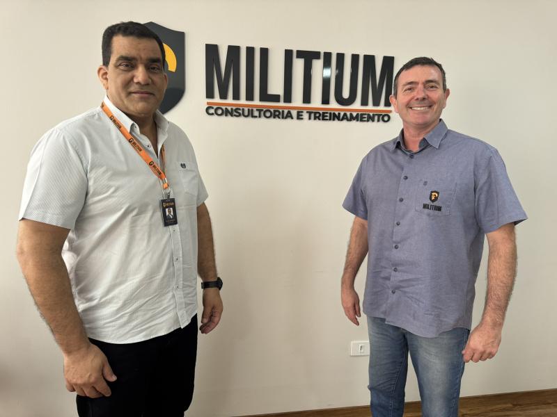 SILVIO SARAIVA E ALEXANDRE FONTOLAN, DIRETORES DA MILITIUM CONSULTORIA E TREINAMENTO