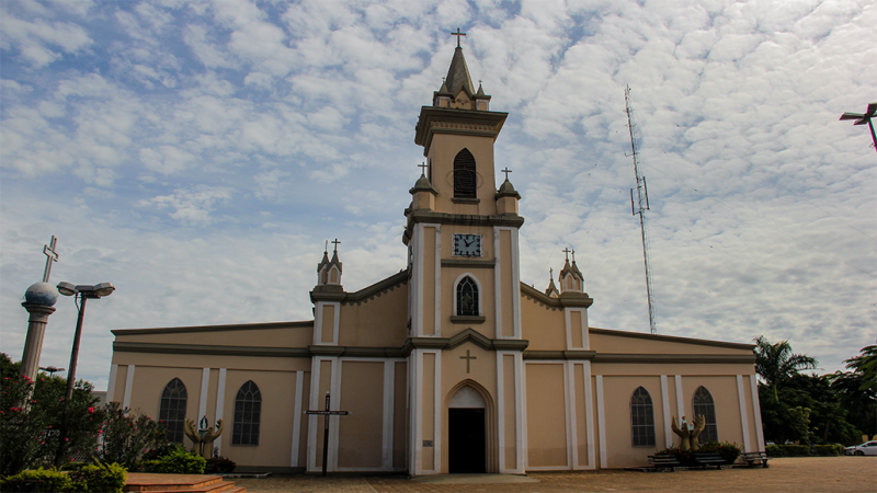 Bolo será comercializado em frente à Igreja Matriz, na Praça Hilário Pierick