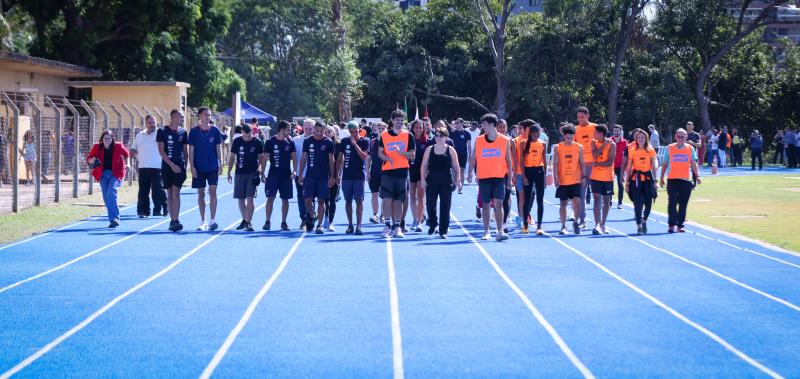 Na presença de diversas autoridades, bem como de esportistas, a reforma da Pista de Atletismo foi oficialmente inaugurada