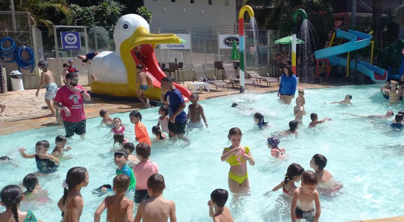 Balneário é sempre uma atração à parte de diversão garantida se o tempo contribui