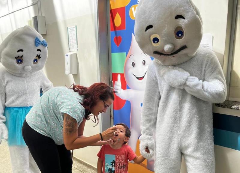 Cidade soma 4.630 doses aplicadas durante campanha contra paralisia infantil