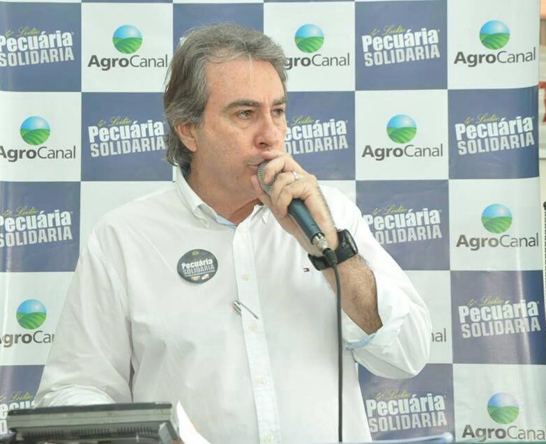 O leiloeiro Eduardo Gomes, idealizador do Pecuária Solidária 