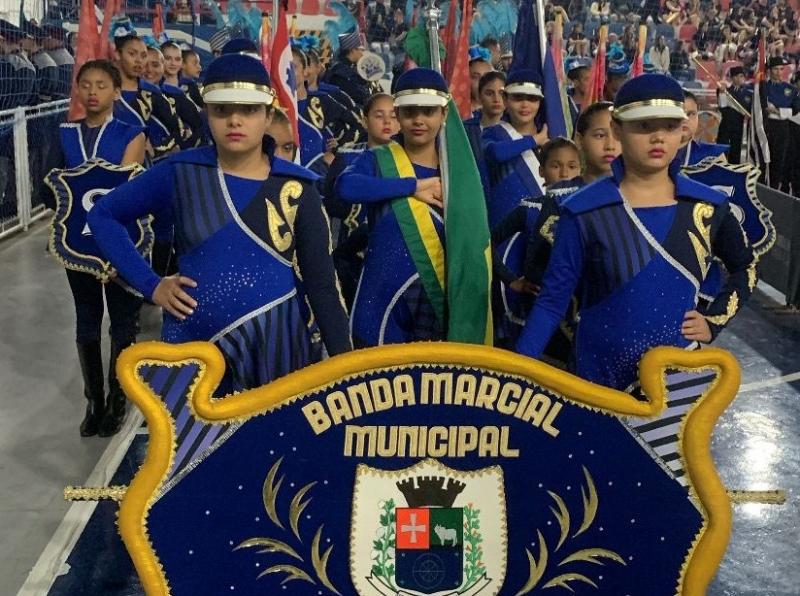 Banda Marcial de Sandovalina fica em 1º lugar nas categorias Banda Show e Marching Band