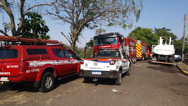 Diversas ações de combate a incêndios ocorreram em Prudente e região no sábado e no domingo