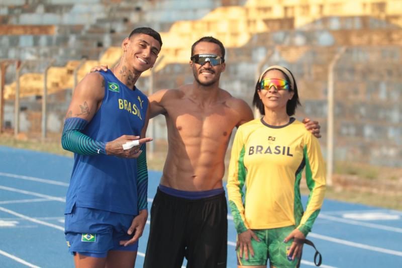 Última de sessão treinamentos do Time Jerusa no Brasil ocorreu na manhã de hoje, na Pista de Atletismo da FCT/Unesp