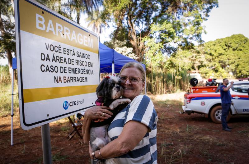 No simulado, comunidade deve se dirigir por rotas de evacuação até pontos de segurança