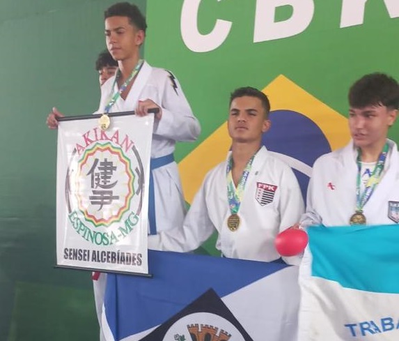 Ytalo Júnior Góis, 15 anos, representando a Prefeitura de Sandovalina, conquistou o bronze na PB