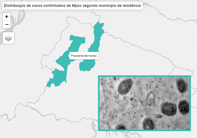 Caso positivo de mpox foi registrado em Bernardes