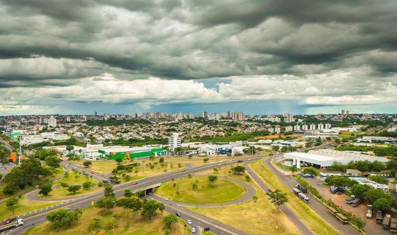 Final de semana foi marcado por chuvas tranquilas e tempo nublado em Prudente