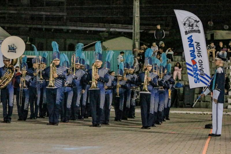 Corporação se destacou como tricampeã da categoria Banda Marcial e bicampeã na categoria Banda Show