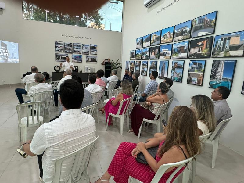 Reunião de terça feira foi realizado na imobiliária Prado