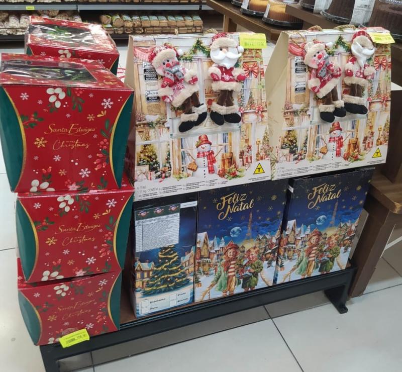 Supermercados disponibilizam cestas de Natal em Prudente