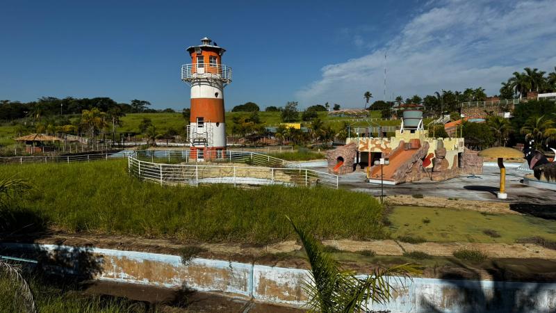 Parque Aquático da Cidade da Criança está fechado desde 2020