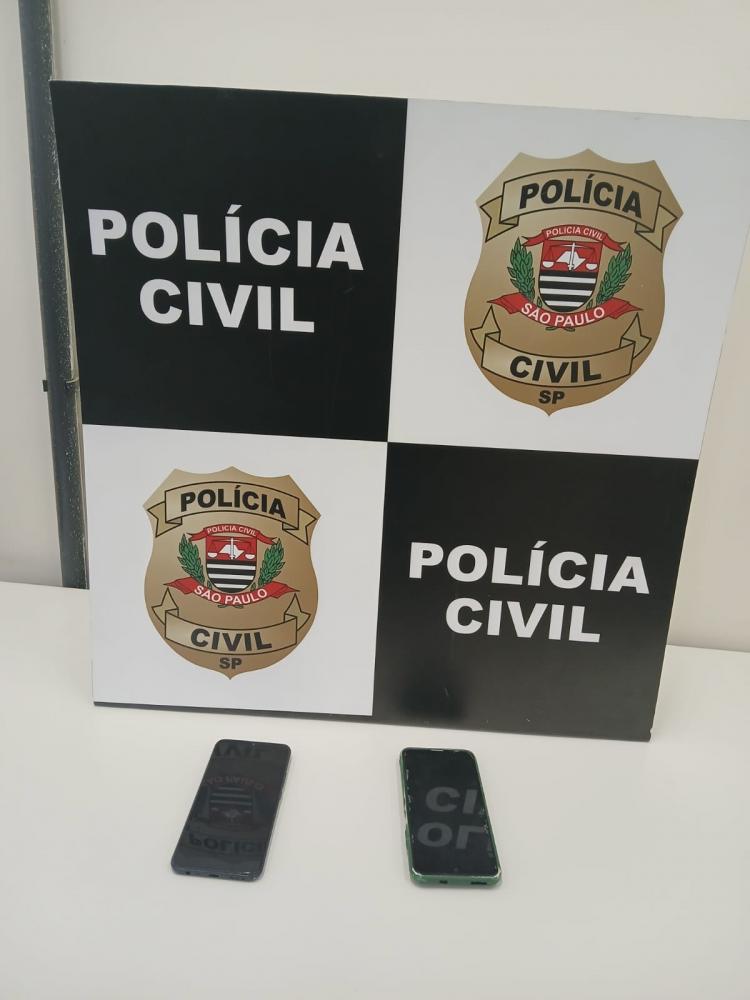 Dois celulares do investigado foram apreendidos