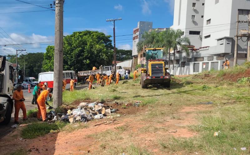 Ações de zeladoria foram iniciadas nesta terça-feira, na região da Rua Mendes de Moraes