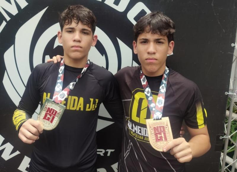 No sábado, Yuri Barros subiu ao pódio com o bronze, enquanto Ygor garantiu a prata no Mundial NOGI da CBJJE