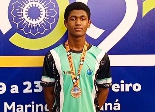 João Pedro faturou sua primeira medalha em jogos nacionais